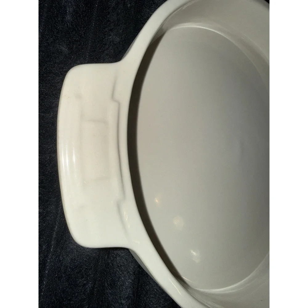 Longaberger Pottery Ivory Woven Traditions 9